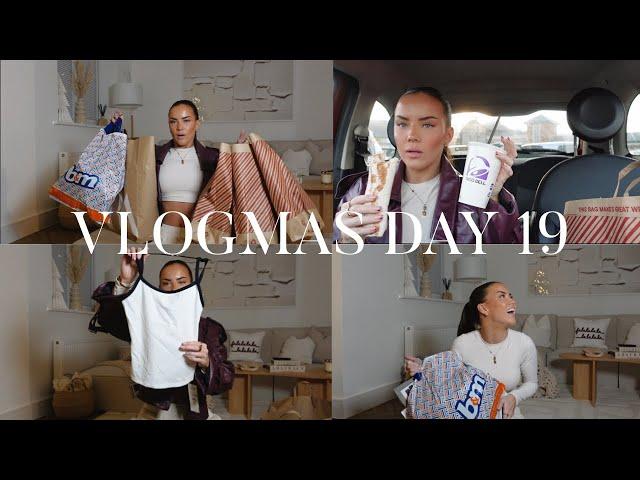 VLOGMAS DAY 19! Last minute Christmas shopping & Primark haul!