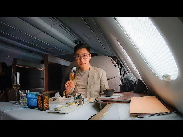 THE QATAR First Class | Doha to Bangkok on Qatar Airways A380