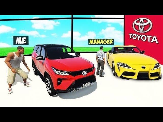 GTA5 Tamil Stealing Every TOYOTA Cars From The DEALERSHIP In GTA 5 | Tamil Gameplay |