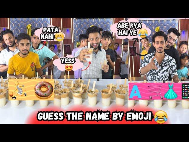 Funny Guess The Name Name By Emojis Challenge  For Rabri Falooda  | Sahil Khan NT | #rabrifalooda