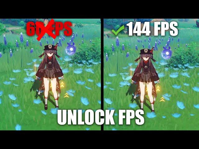 How To UNCAP FPS in Genshin Impact