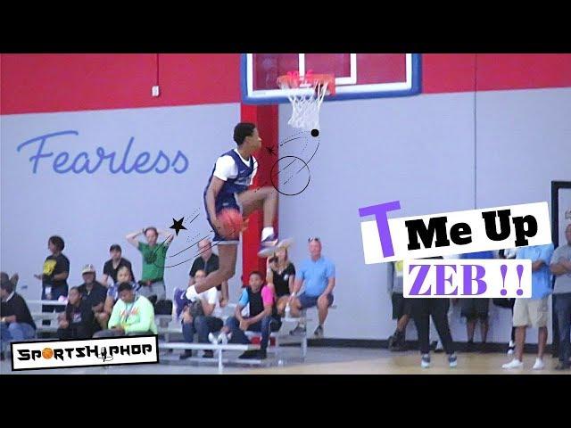 Zeb Jackson BETWEEN THE LEGS In Game DUNK Was DOPE AF!! | & Moses Moody WENT OFF!