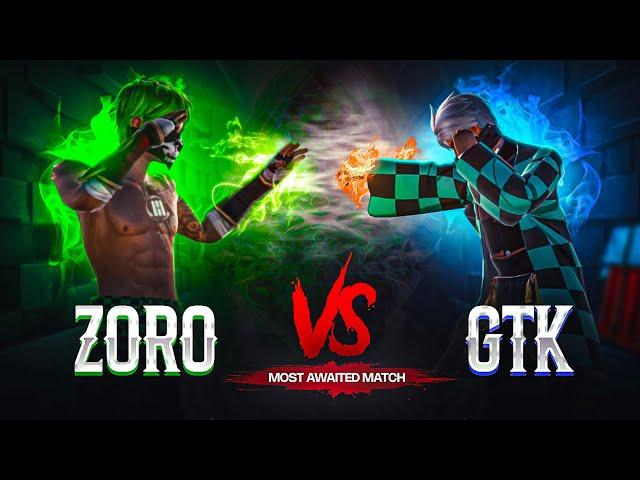 TGR GTK111 Vs ZORO FF | 1vs1 Most Demanded & Awaited Match 