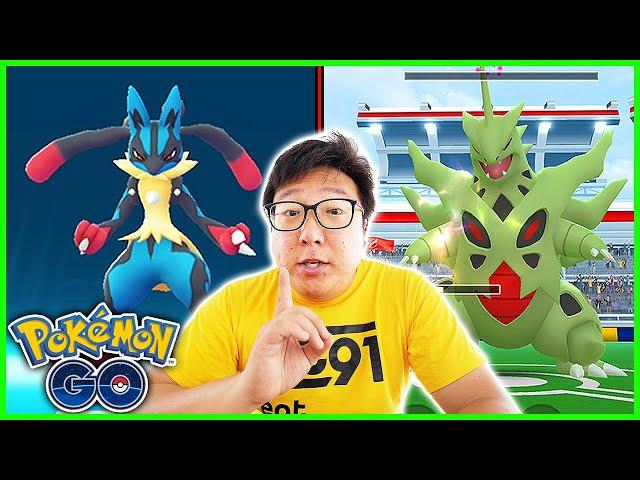 I Used Mega Lucario to Solo Mega Tyranitar in Pokemon GO