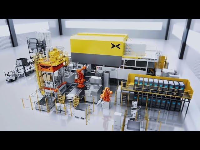 Gigapress die casting machine 7000T applied in XPENG, speed up EV manufacturing | LK Machinery