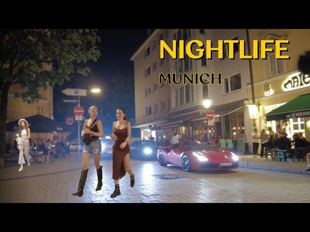  Unveiling Munich's Electric Nightlife Scene #HDR #4k #summer  #nightlife