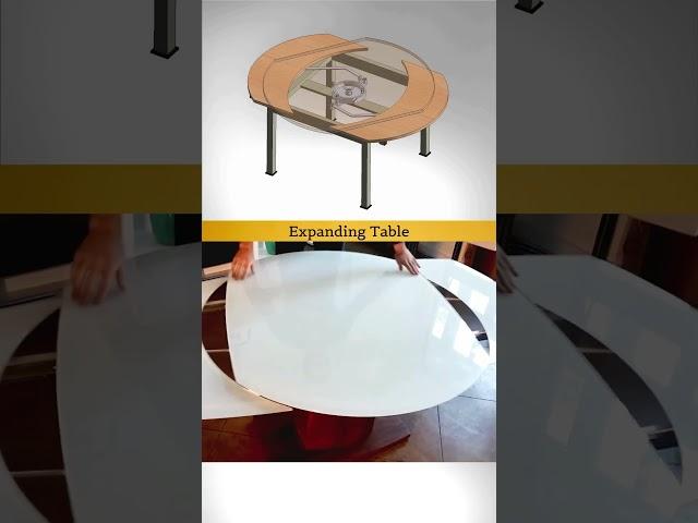 Expanding Table mechanism #innovation #3ddesign #mechanism #cad #engineering #solidworks #carpenter