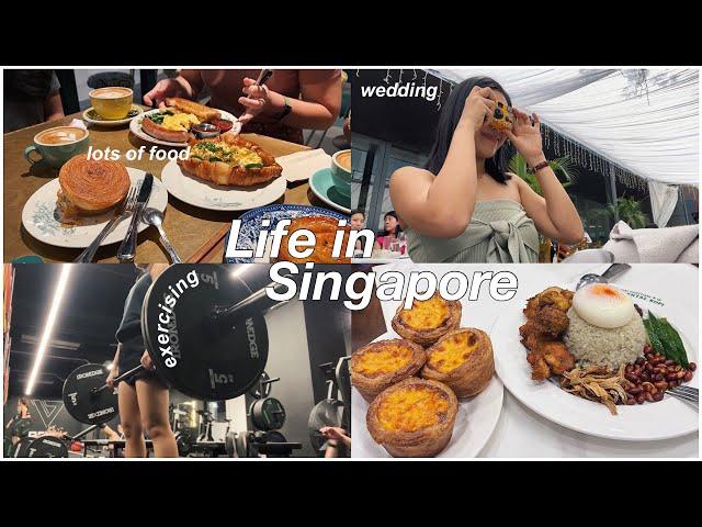 Weekly Singapore vlog | Wedding at Empress, lots of food & exercising, running errands, JB day trip