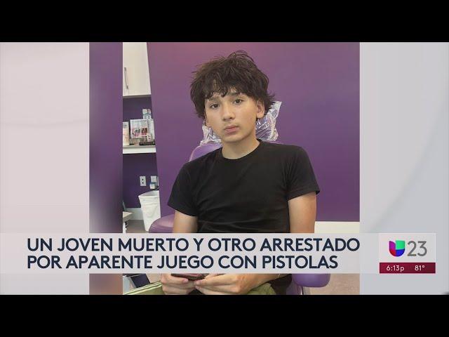 Un adolescente de 16 años muerto y otro arrestado por incidente con armas de fuego