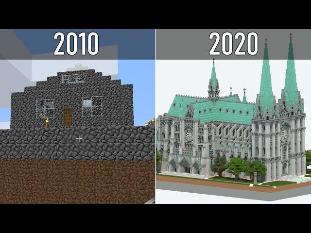 A Decade of Minecraft Builds