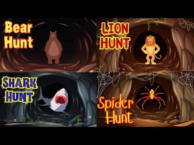 We're Going on a Bear Hunt Compilation | Bear Hunt | Nursery Rhymes | Videos for Children