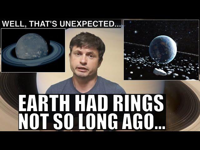 Earth Had Rings Like Saturn Causing Dramatic Effects on the Surface