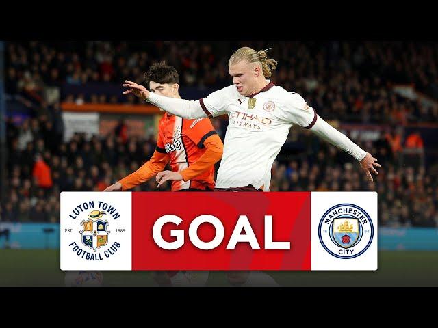 FIFTH GOAL!! Erling Haaland | Luton Town 2-5 Manchester City | Fifth Round | Emirates FA Cup 23-24