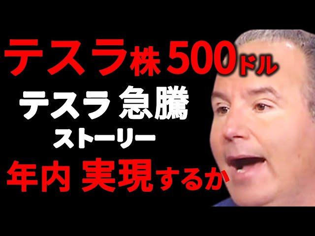 【テスラ・Tesla】史上最高値から大暴落したテスラ株、今年の500ドル達成はあり得るか？