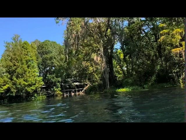 Kayak in the Silver Springs river.