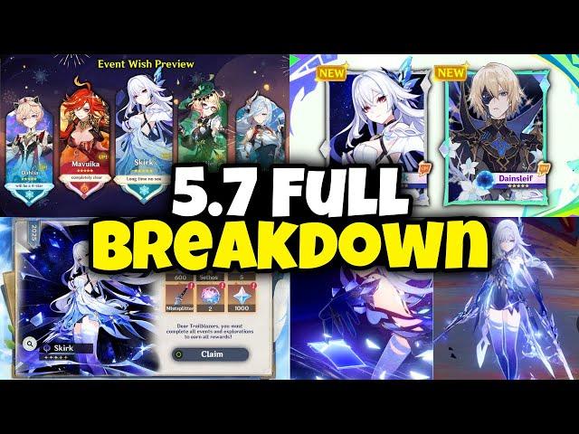 EVERYTHING WE KNOW ABOUT 5.7: Banners, Dainsleif quest, Free Character & MORE - Genshin Impact
