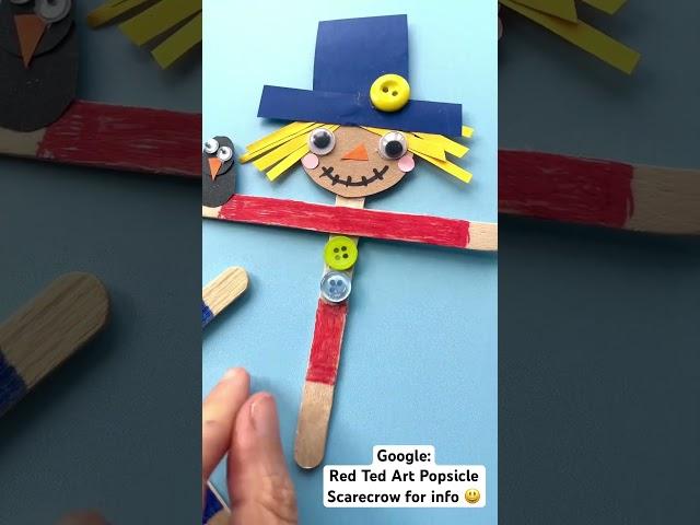 Popsicle Scarecrow Craft
