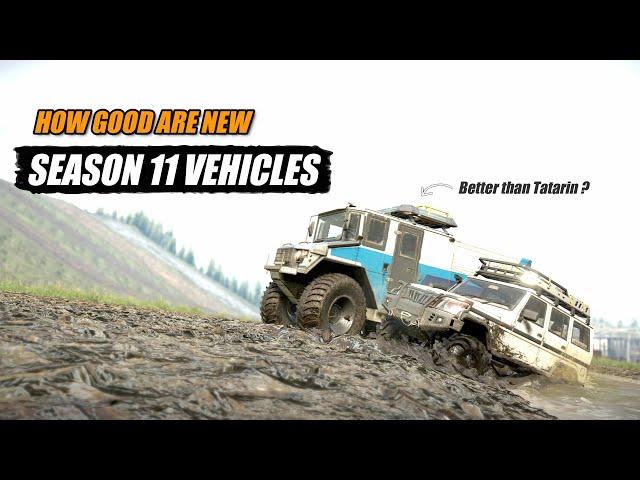 Snowrunner How good are Season 11 Vehicles | Burlak 6x6 & Neo Falcon