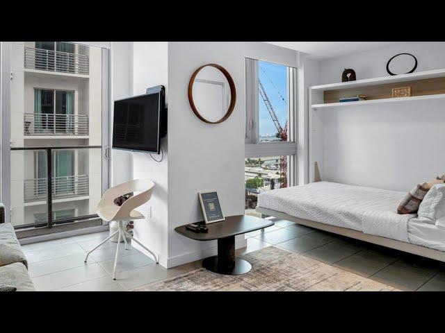 iNSIDE a Prime Investment Opportunity in an Italian Designed Studio Apartment | SERHANT. Tour