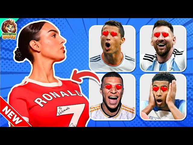 NEW Guess Football Players by his WIFE and EYE Song,Dance + Emoji️ Ronaldo, Messi, Mbappe, Neymar