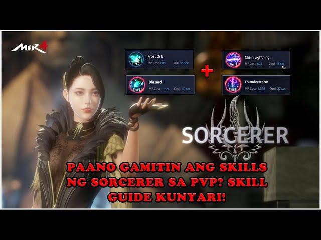 MIR4 - SORCERER PVP GUIDE? ALAMIN ANG ROLE MO SA DIGMAAN! WAG MALUNGKOT KUNG LAGING TALO SA 1V1- F2P