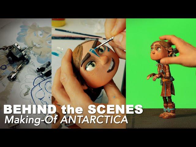 Making Stop Motion Character "PACHA" the  new character from ANTARCTICA/ Inspira Animation