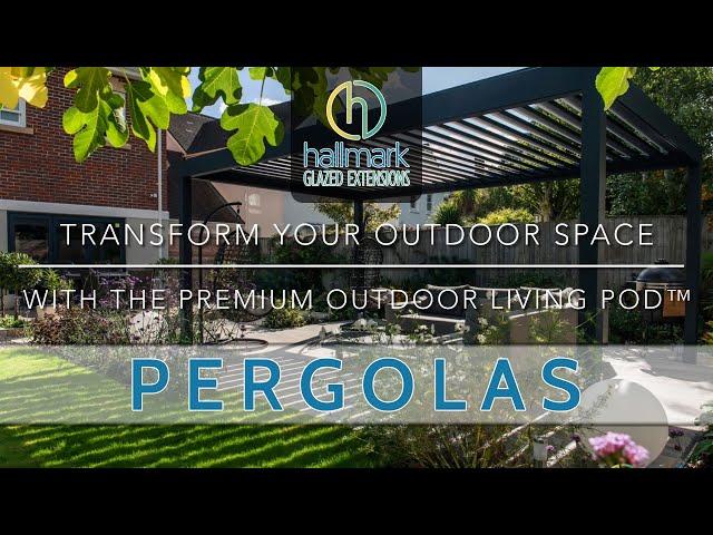 Outdoor Living Pod™ Pergolas from Hallmark Glazed Extensions in East Sussex