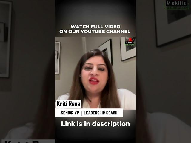 Why most Career Transitions Fail - Expert Talk with Kriti Rana.
