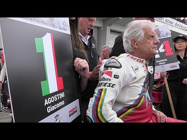 ADAC Sachsenring Classic 2022 Giacomo Agostini auf MV Agusta.