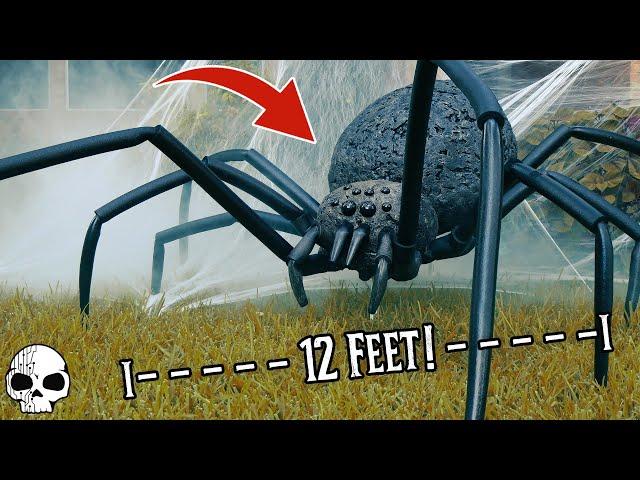 Making a Giant Spider!  DIY Halloween Props