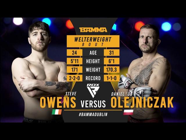 BAMMA 35: Steve Owens vs Daniel Olejniczak