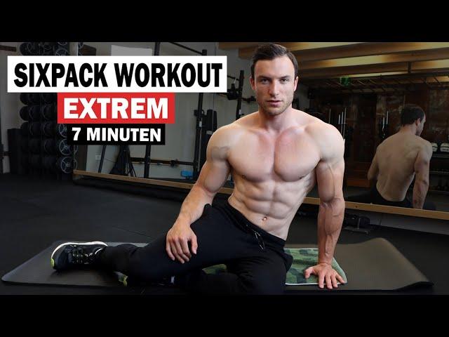 7 Minuten Sixpack Workout für Zuhause - Extrem Effektiv! | Sascha Huber