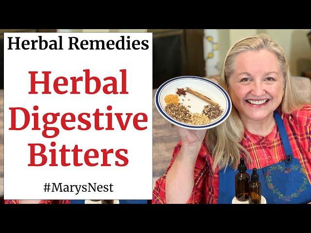 How to Make Digestive Bitters - DIY Digestive Enzymes - The BEST Way to Improve Your Digestion