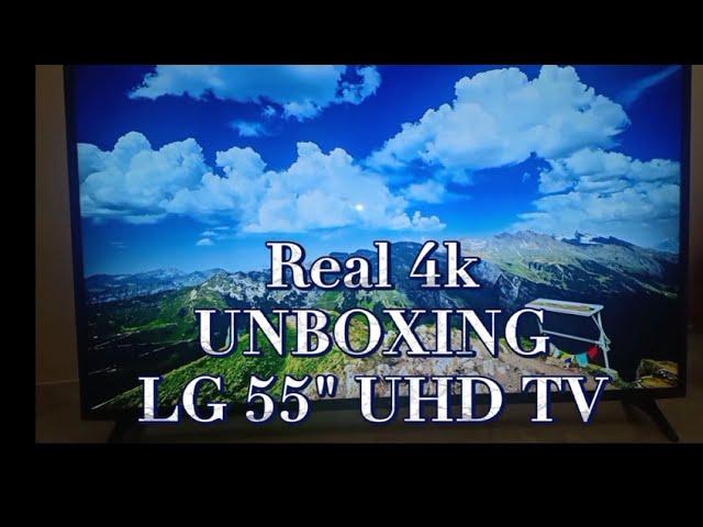 Unboxing LG4k 55