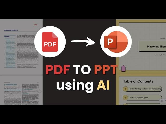 Convert your PDF to a PowerPoint using AI in 2 minutes