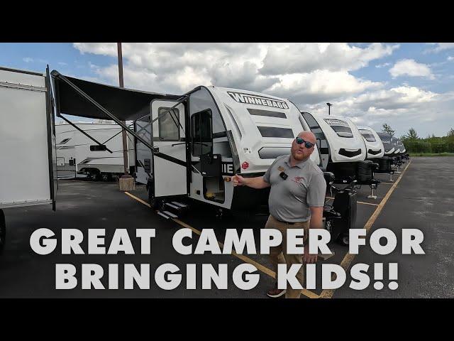 4000lb Bunkhouse 2024 Travel Trailer! 2024 Winnebago Micro Minnie 2100BH