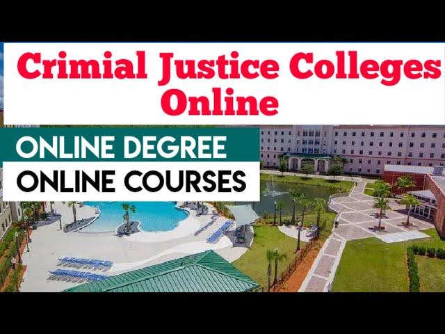 Criminal justice college Online | Criminal Justice degree