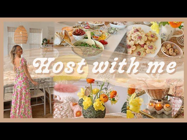 HOST WITH ME | crafting, baking, & prepping for Easter weekend festivties!