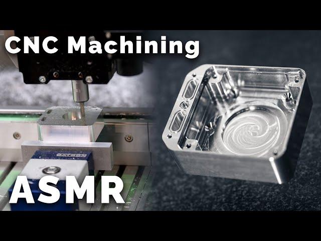 First Part on the Datron M8 Cube! | ASMR Edition | ONLY Machining Sounds