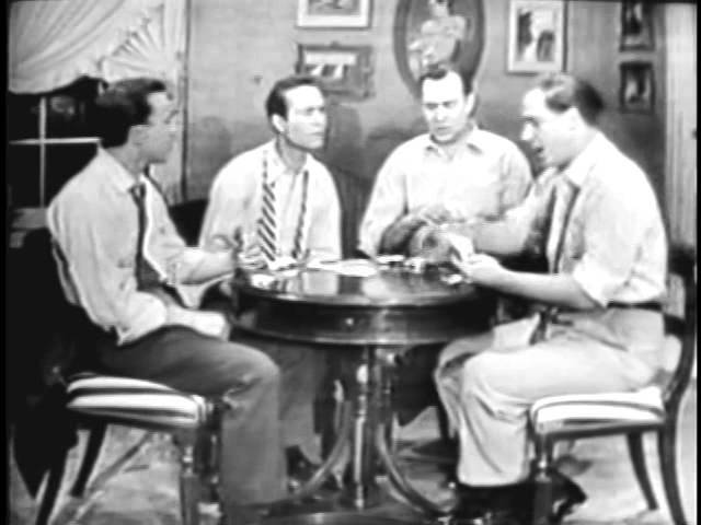 SID CAESAR: The Poker Game [THE HICKENLOOPERS] (YOUR SHOW OF SHOWS - VERY rare sketch)