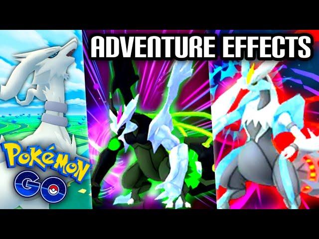 *KYUREM BLACK/WHITE ADVENTURE EFFECTS ARE HERE* Let's Hunt Kyurem Black/White in GBL Pokemon GO