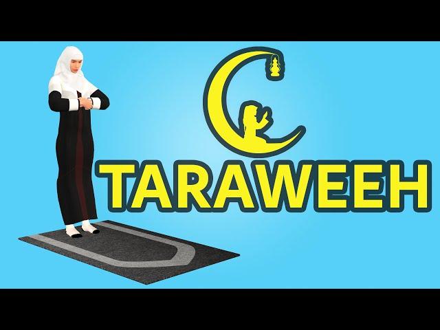 How to pray Taraweeh for woman (beginners) - with Subtitle