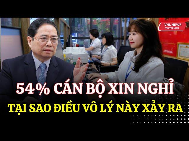 Hơn 54% Cán Bộ Chọn “Dứt Áo Ra Đi” Dù Không Nằm Trong Diện Tinh Giản | Tin Tức Mới Nhất