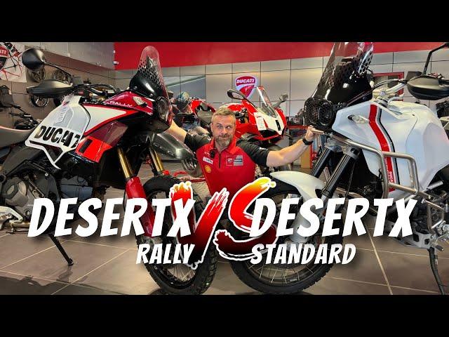 Ducati DesertX Rally vs Ducati DesertX