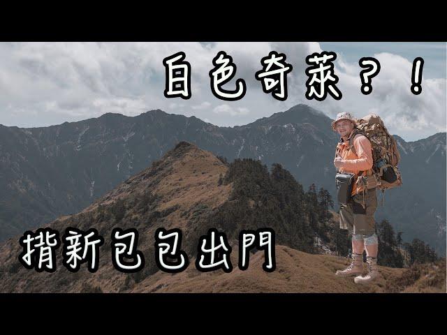 【饅頭帶團日常】揹新包包出門，黑色奇萊怎麼變白色的～奇萊主北！我們下次會再來的！！！！！