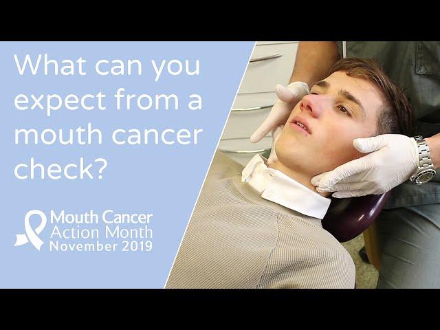 What to expect from a mouth cancer check