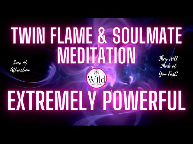 WARNING: THE MOST POWERFUL | Twin Flame Meditation Music | Telepathic Communication | Sleep Music