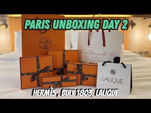 Paris 2025 Unboxing Day 2 | Hermès, Officine Universelle Buly, Lalique