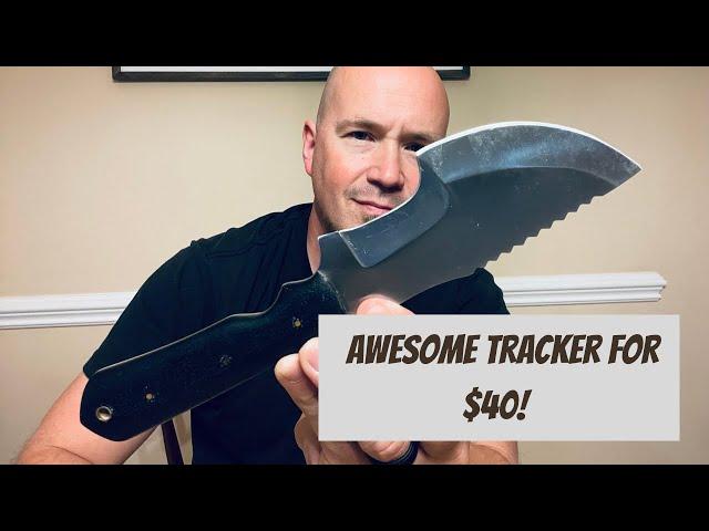 WARIVO Tracker: A GREAT Tracker Knife for $40!