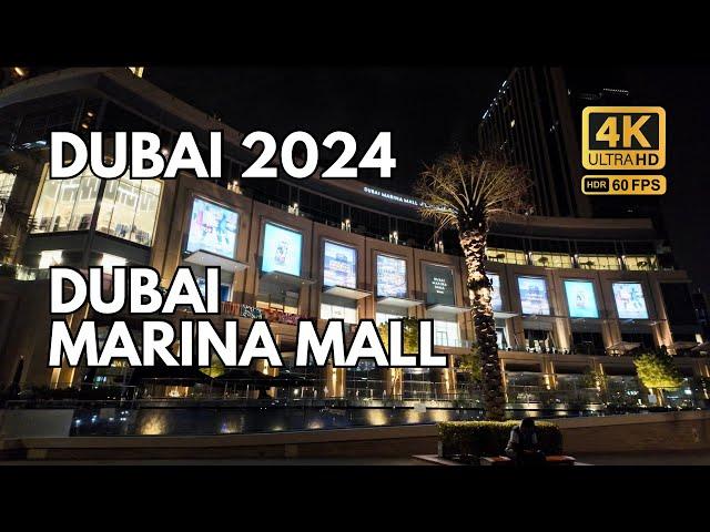 Experience 4K Dubai Marina Mall: A Waterfront Shopping Paradise